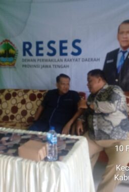 Dr.Agus Wijayanto S.H., M.Kn. Anggota DPRD I Propinsi Jawa Tengah Fraksi Partai Demokrat Gelar Reses di Desa Jingkang Ajibarang Banyumas