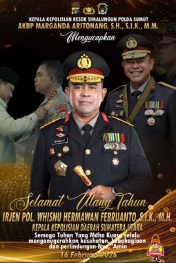 Polres Simalungun Rayakan HUT Ke-54 Kapolda Sumut, Doa dan Harapan Mengalir untuk Jenderal Whisnu