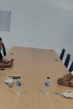 Kapolsek Bangun AKP Hengki B.Siahaan Bersama Kanit Intelkam Tatap Muka Menager PT Sipef Bastanta Ginting SP