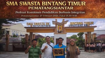 KPKM RI Kunjungi SMA Swasta Bintang Timur Pematangsiantar, Perkuat Komitmen Pendidikan Berbasis Integritas