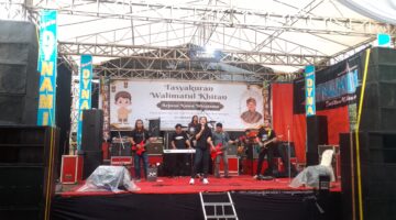 Tasyakuran Walimatul Khitan Arjuna Nawa Wiratama Berlangsung Meriah dengan Hiburan Musik Live