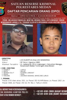Pernah Terpidana Kasus KDRT, Leo Sembiring Kini DPO Polrestabes Medan Kasus Penganiayaan Dua Warga Dairi