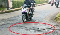 Jalan Emo Kurniaatmadja Rusak, Padahal Belum Lama Diperbaiki