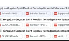 Abaikan Keterbukaan Informasi, PT Spiritrevolusi Media Nusantara Gugat Tiga Instansi Pemkab Subang ke KIP Jabar