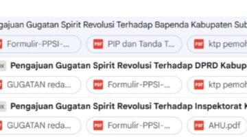 Abaikan Keterbukaan Informasi, PT Spiritrevolusi Media Nusantara Gugat Tiga Instansi Pemkab Subang ke KIP Jabar