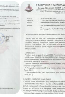 Tolak Transparansi Anggaran Desa, DPD Sundawani Wirabuana Subang Seret IRDA ke Komisi Informasi Jabar