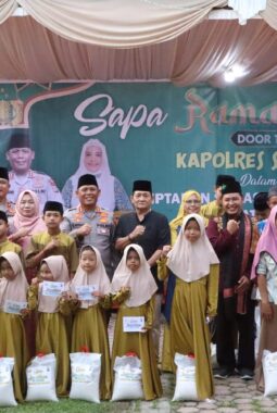 Kapolres Simalungun Sapa Ramadan Door to Door: Ajak Masyarakat Bersatu Perangi Narkoba, Santuni Anak Yatim dan Dhuafa
