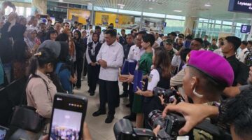 Penyambutan Kedatangan Menko Polkam di Bandara YIA Kulon Progo