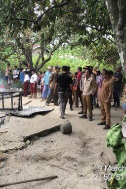 Rumah Kosong Ditinggal Kerja, Tiba-Tiba Terbakar! Kapolsek Bangun Langsung Turun ke TKP, Kerugian Capai Rp250 Juta