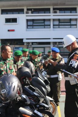 Tekan Pelanggaran Berkendara, Korem 072/Pamungkas Terima Sosialisasi Ops Gaktib Yustisi Sub Denpom IV/2 Yogyakarta