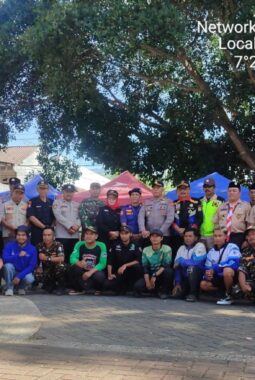 Secara Gabungan Gelar Apel Kesiapsiagaan Pasukan Operasi Ketupat 2026 Dipimpin Kapolsek Bungbulang 