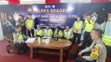 Propam Mabes Polri Sidak Posyan Rest Area 519 A Sragen, Pastikan Personel Siap Amankan Arus Mudik