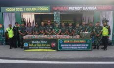 Ramadhan Berkah Berbagi Takjil Bersama Kodim 0731/Kulon Progo