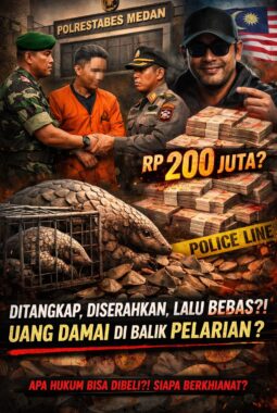 Diduga Bayar Rp 200 Juta Polrestabes Medan Lepaskan Tersangka Bos Mafia Tenggiling Hasil Tangkapan Kodim 0201 Medan 