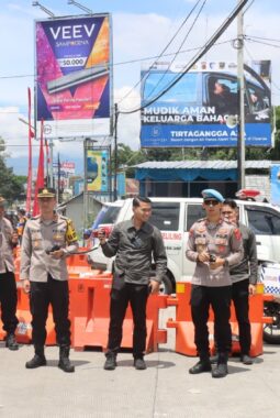 Kapolres Garut Cek Jalur, Pastikan Arus Lalu Lintas Lancar