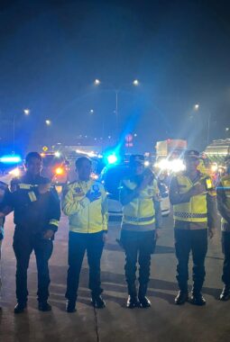 Cairkan arus balik, Polres Semarang bersama Dit Lantas Polda terapkan One Way Lokal