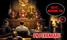 Terindikasi sebagai Alat Represi, PPWI Laporkan Majelis Hakim PN Pekanbaru Jonson Parancis Cs ke Komisi Yudisial