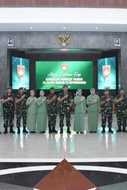 Pangdam IV/Diponegoro Pimpin Laporan Korps Kenaikan Pangkat Perwira Menengah