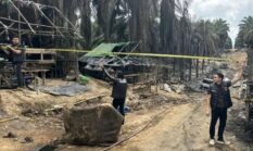 Polisi Kejar Pemilik Sumur Minyak Ilegal yang Terbakar di Keluang, Muba