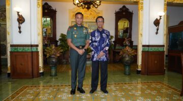 Danrem 072/Pamungkas Silaturahmi dengan Gubernur DIY, Perkuat Sinergitas TNI dan Pemerintah Daerah