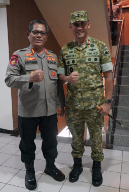 Danrem 072/Pamungkas Jalin Silaturahmi dengan Kapolda DIY, Perkuat Sinergitas TNI–Polri