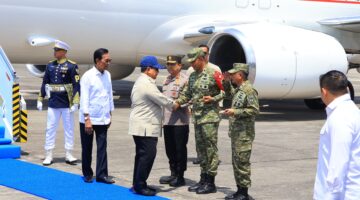 Danrem 072/Pamungkas Sambut Kedatangan Presiden RI di Lanud Adisutjipto