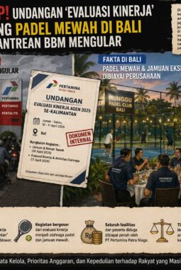 Terungkap! Undangan ‘Evaluasi Kinerja’ Berujung Padel Mewah di Bali Saat Antrean BBM Mengular