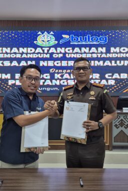 Sinergi Jaga Ketahanan Pangan, Kejari Simalungun dan Perum BULOG Pematangsiantar Teken MoU Bidang Datun