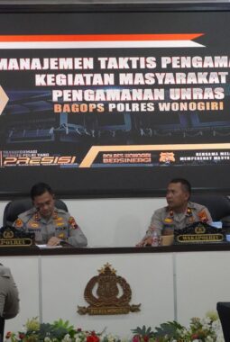 Polres Wonogiri Gelar Latihan Kesiapan Satuan dan TFG, Antisipasi Gangguan Kamtibmas hingga Pengamanan Kegiatan Silat