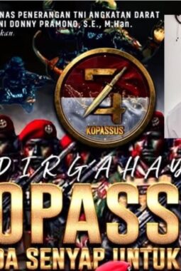 HADI TRY WASISTO . R SPL G 018 JATENG ASGAS RI, Ucapkan Selamat Ulang Tahun ke-74 Kopassus