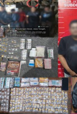 Jaringan Obat Terlarang Terungkap di Pekalongan, Ditresnarkoba Tangkap Pelaku dan Ribuan Pil