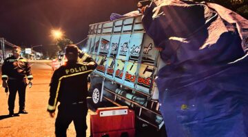 Diduga Pengemudi Mengantuk, Truk Bermuatan Daun Jeruk Alami Kecelakaan Tunggal di Wonogiri, Satu Orang Meninggal Dunia