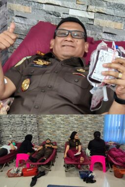 Peringati Hari Kartini, Kejari Simalungun dan Ikatan Adhyaksa Dharmakarini Daerah Simalungun Gelar Bakti Sosial Pemeriksaan Kesehatan dan Donor Darah