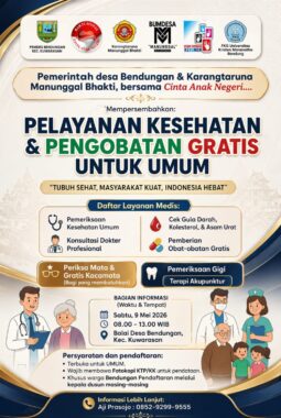 Pengobatan Gratis Desa Bendungan Siap Digelar, Karang Taruna Ajak Semua Pihak Bersinergi