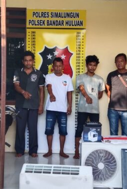 Gerak Cepat! Reskrim Polsek Bandar Huluan Ringkus Tiga Pelaku Curat dalam Satu Malam, Kerugian Korban Capai Rp 14,5 Juta