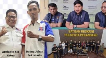 Ketua DPD PWMOI Pekanbaru Aprianto SH Apresiasi Gerak Cepat Kapolres dan Kasat Reskrim Pekanbaru Tangkap Oknum “Debt Collector” Brutal.
