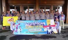 As SDM Kapolri Sambut Kontingen Taekwondo Polri Juara Umum WATA Championship di Soetta