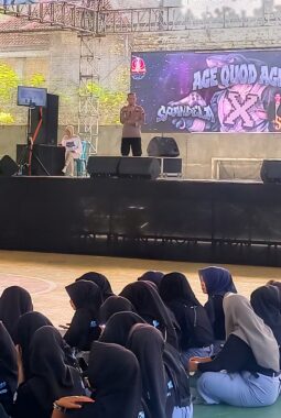 Polisi Amankan Perayaan HUT ke-37 SMK Pancasila 08 Slogohimo, Berlangsung Aman dan Meriah