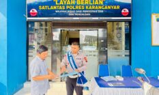 Humanis dan Bersahabat, Polantas Menyapa di Satpas Karanganyar Permudah Proses Permohonan SIM