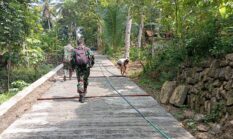 Wadan Satgas TMMD Reguler Pengecekan Rabat Beton Jalan 