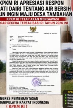 KPKM RI Apresiasi Respons Bupati Dairi Soal Air Bersih Dusun Ingin Maju, Tegaskan Tetap Awasi Realisasi Tahun 2026