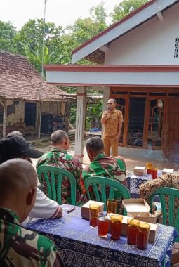 Kades Pelemgadung Ucapkan Terima Kasih kepada TNI dan Satgas TMMD Reguler 128 Kodim Sragen