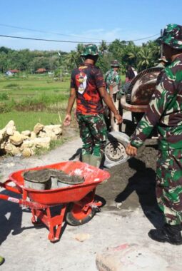 Pengerjaan Talud Jalan Terus Dikebut