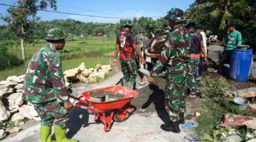 Pengerjaan Talud Jalan Terus Dikebut
