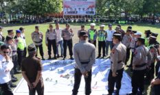 Simulasi Pengamanan Unjuk Rasa di Kendal, Aparat Utamakan Pendekatan Humanis