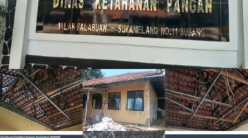 Kegiatan Rehab Kantor Dinas Ketahanan Pangan Subang Menuai Polemik