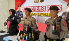 Berantas Miras, Polres Purworejo Sikat Bandar Minuman Keras 