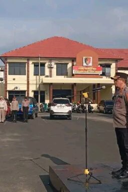 Hari Buruh Nasional, Polres Lubuklinggau Apel Gabungan Jaga Kantibmas