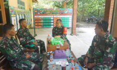 Dansatgas TMMD Reguler 128 Kulon Progo Tinjau Pos Kotis
