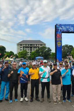 Kasrem 072/Pamungkas Hadiri Fun Bike HUT ke-80 POMAL